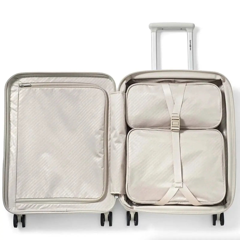 Samsonite Paralux 55 cm Expandable Carry-on Suitcase - Stone Grey