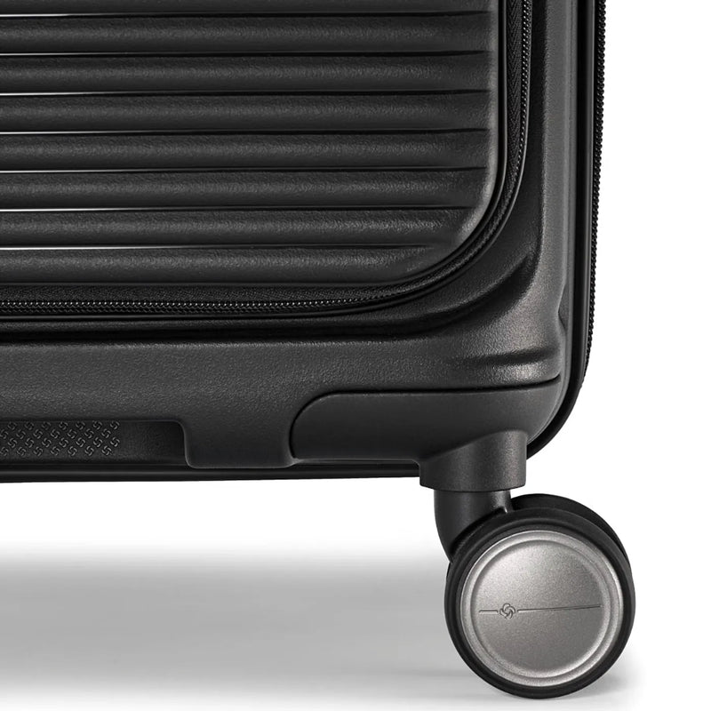 Samsonite Paralux 67 cm Expandable Front Opening Suitcase - Black