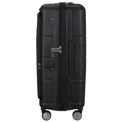 Samsonite Paralux 67 cm Expandable Front Opening Suitcase - Black