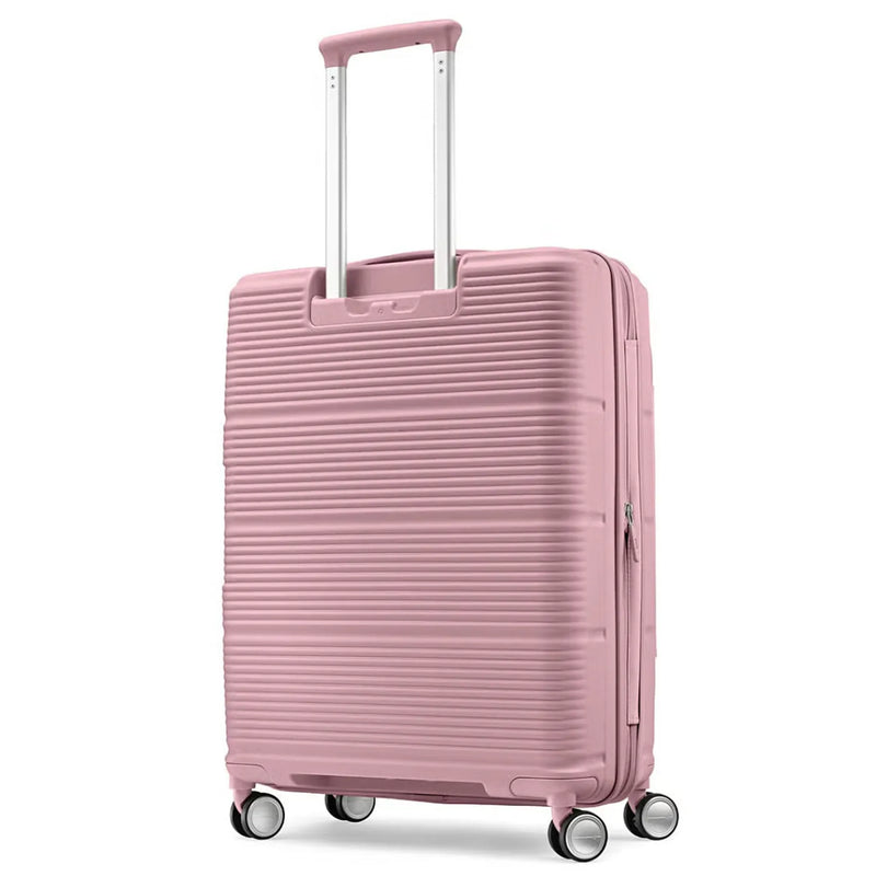 Samsonite Paralux 67 cm Expandable Front Opening Suitcase - Dusty Pink