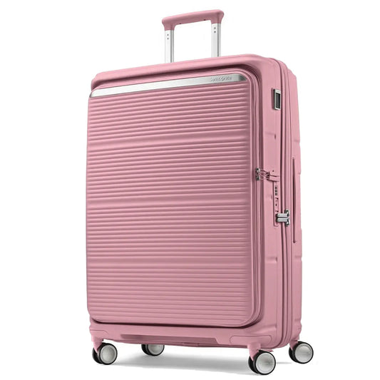Samsonite Paralux 67 cm Expandable Front Opening Suitcase - Dusty Pink
