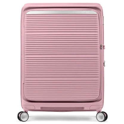 Samsonite Paralux 67 cm Expandable Front Opening Suitcase - Dusty Pink