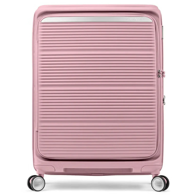 Samsonite Paralux 67 cm Expandable Front Opening Suitcase - Dusty Pink