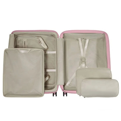 Samsonite Paralux 67 cm Expandable Front Opening Suitcase - Dusty Pink
