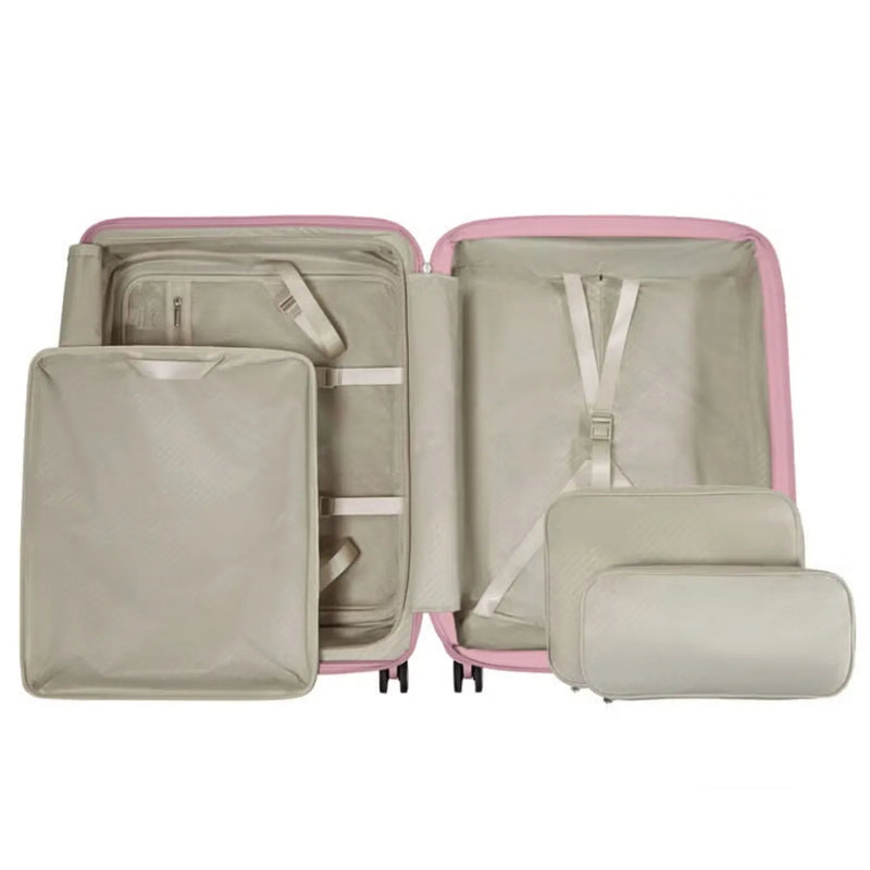 Samsonite Paralux 67 cm Expandable Front Opening Suitcase - Dusty Pink