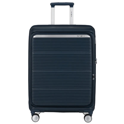 Samsonite Paralux 67 cm Expandable Front Opening Suitcase - Midnight Navy
