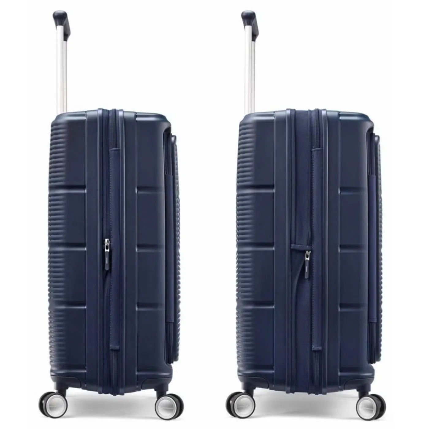 Samsonite Paralux 67 cm Expandable Front Opening Suitcase - Midnight Navy