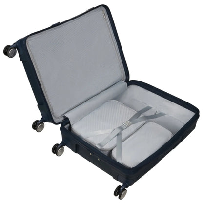 Samsonite Paralux 67 cm Expandable Front Opening Suitcase - Midnight Navy