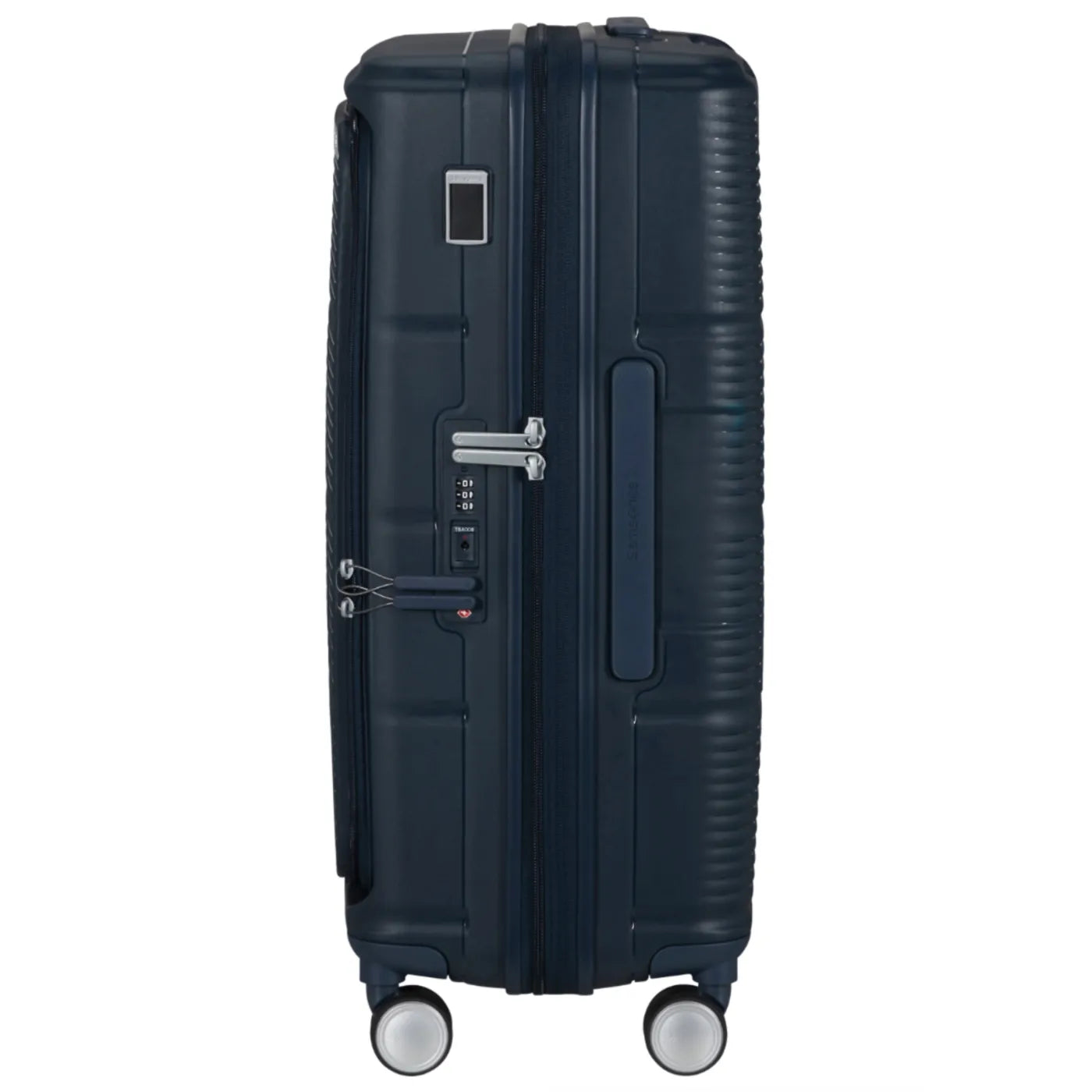 Samsonite Paralux 67 cm Expandable Front Opening Suitcase - Midnight Navy