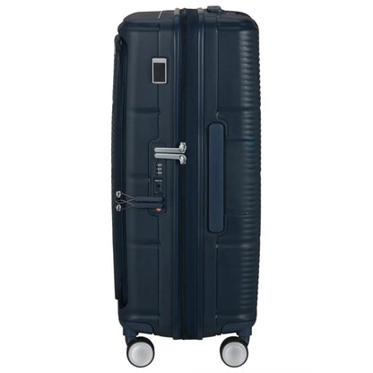 Samsonite Paralux 67 cm Expandable Front Opening Suitcase - Midnight Navy