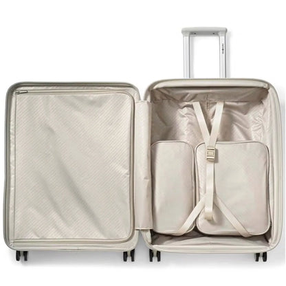 Samsonite Paralux 67 cm Expandable Front Opening Suitcase - Stone Grey