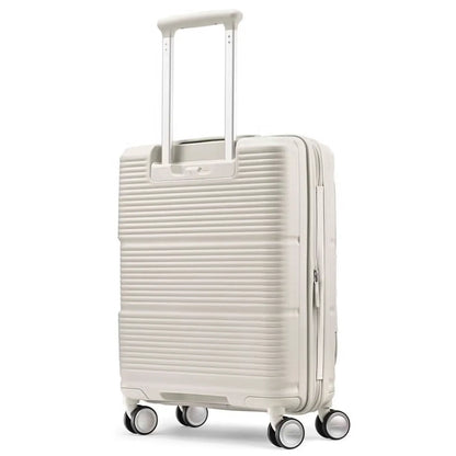 Samsonite Paralux 67 cm Expandable Front Opening Suitcase - Stone Grey