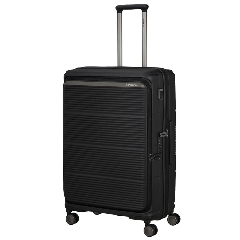 Samsonite Paralux 75 cm Expandable Front Opening Suitcase - Black