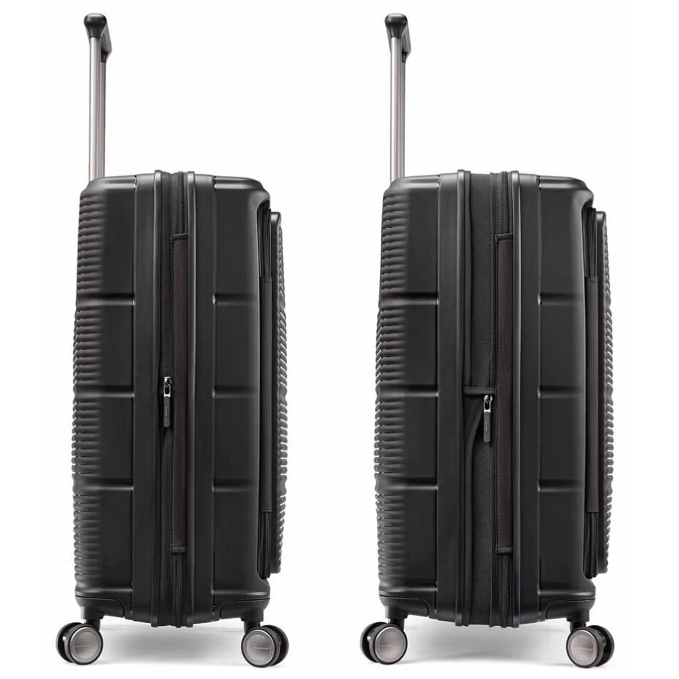 Samsonite Paralux 75 cm Expandable Front Opening Suitcase - Black