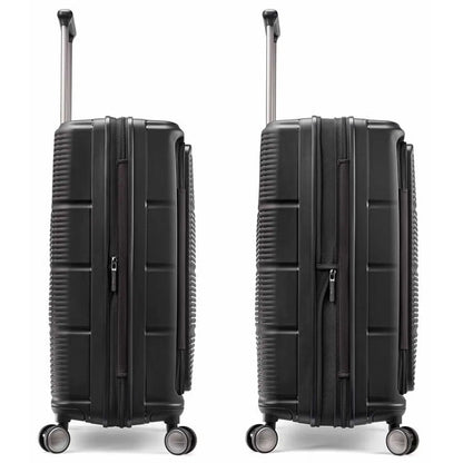 Samsonite Paralux 75 cm Expandable Front Opening Suitcase - Black