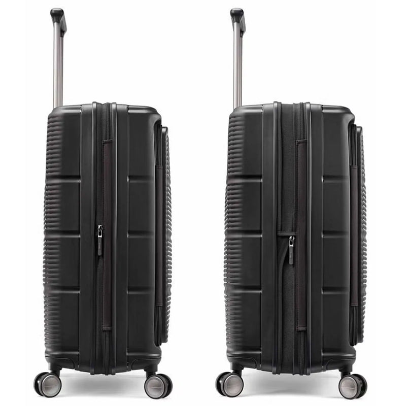 Samsonite Paralux 75 cm Expandable Front Opening Suitcase - Black