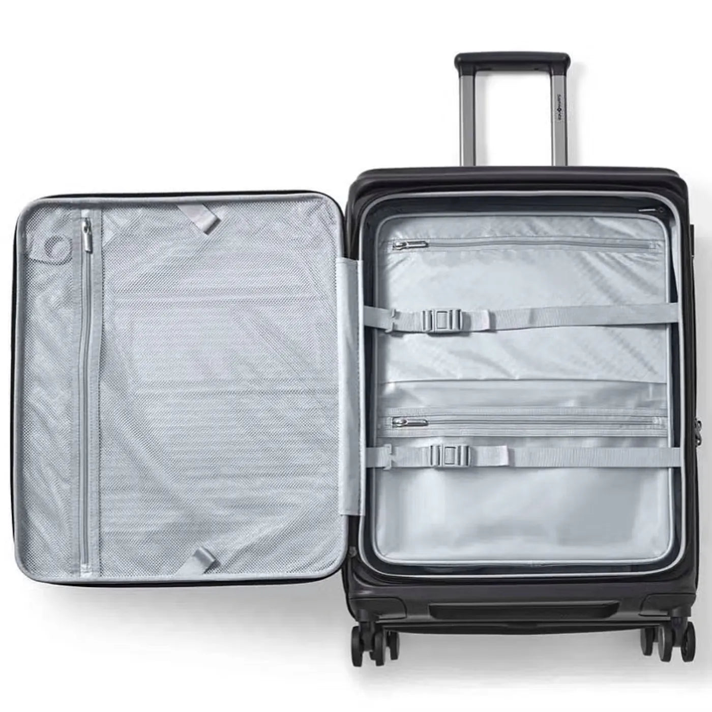 Samsonite Paralux 75 cm Expandable Front Opening Suitcase - Black
