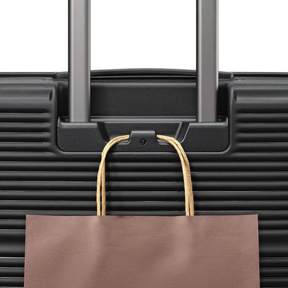 Samsonite Paralux 75 cm Expandable Front Opening Suitcase - Black
