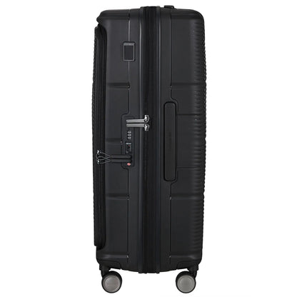 Samsonite Paralux 75 cm Expandable Front Opening Suitcase - Black