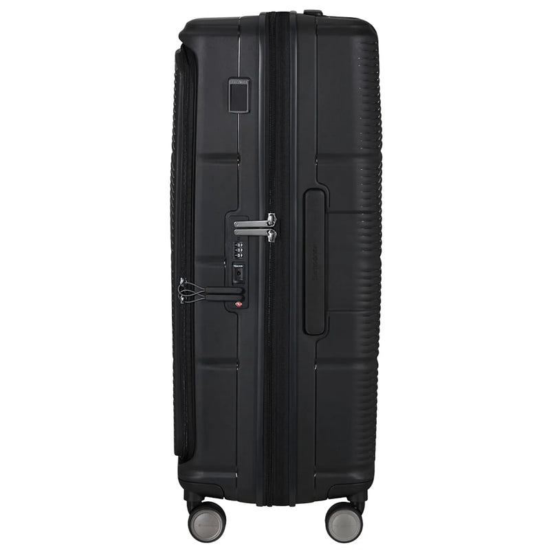 Samsonite Paralux 75 cm Expandable Front Opening Suitcase - Black