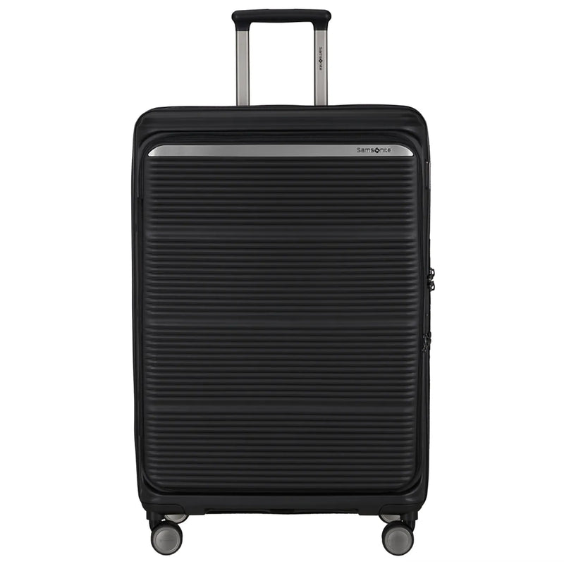 Samsonite Paralux 75 cm Expandable Front Opening Suitcase - Black