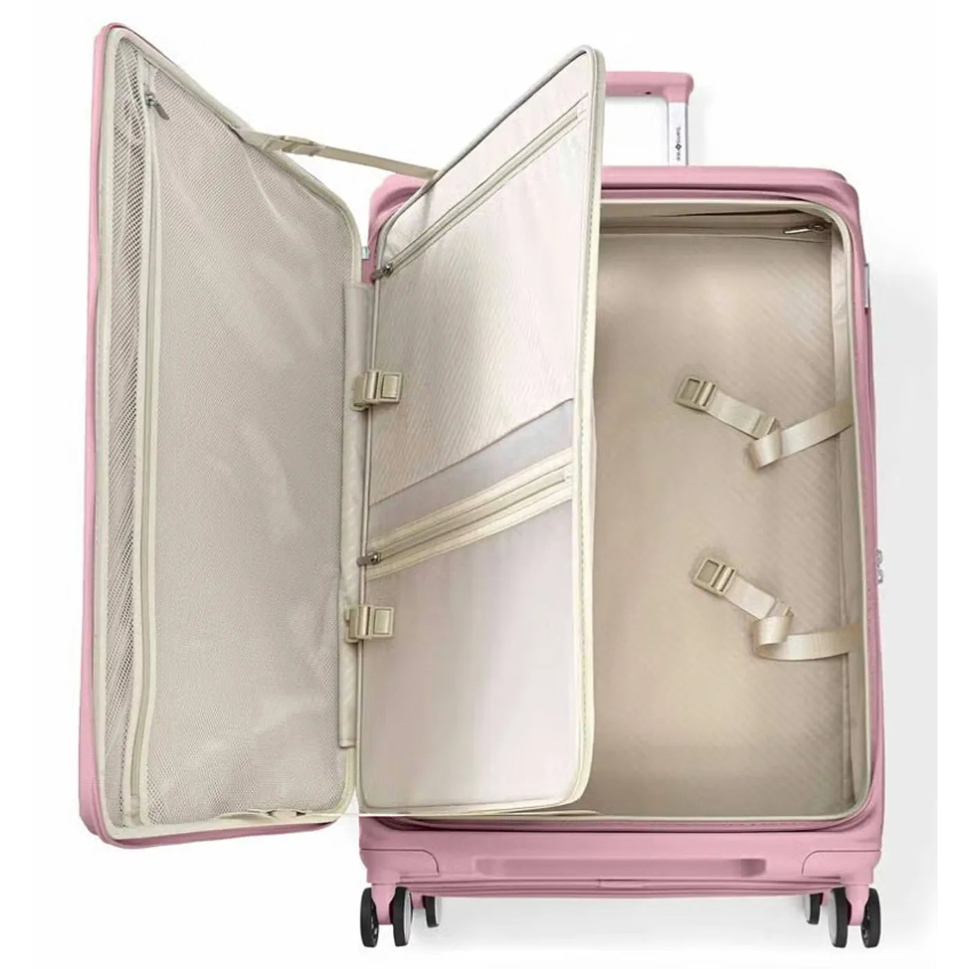 Samsonite Paralux 75 cm Expandable Front Opening Suitcase - Dusty Pink