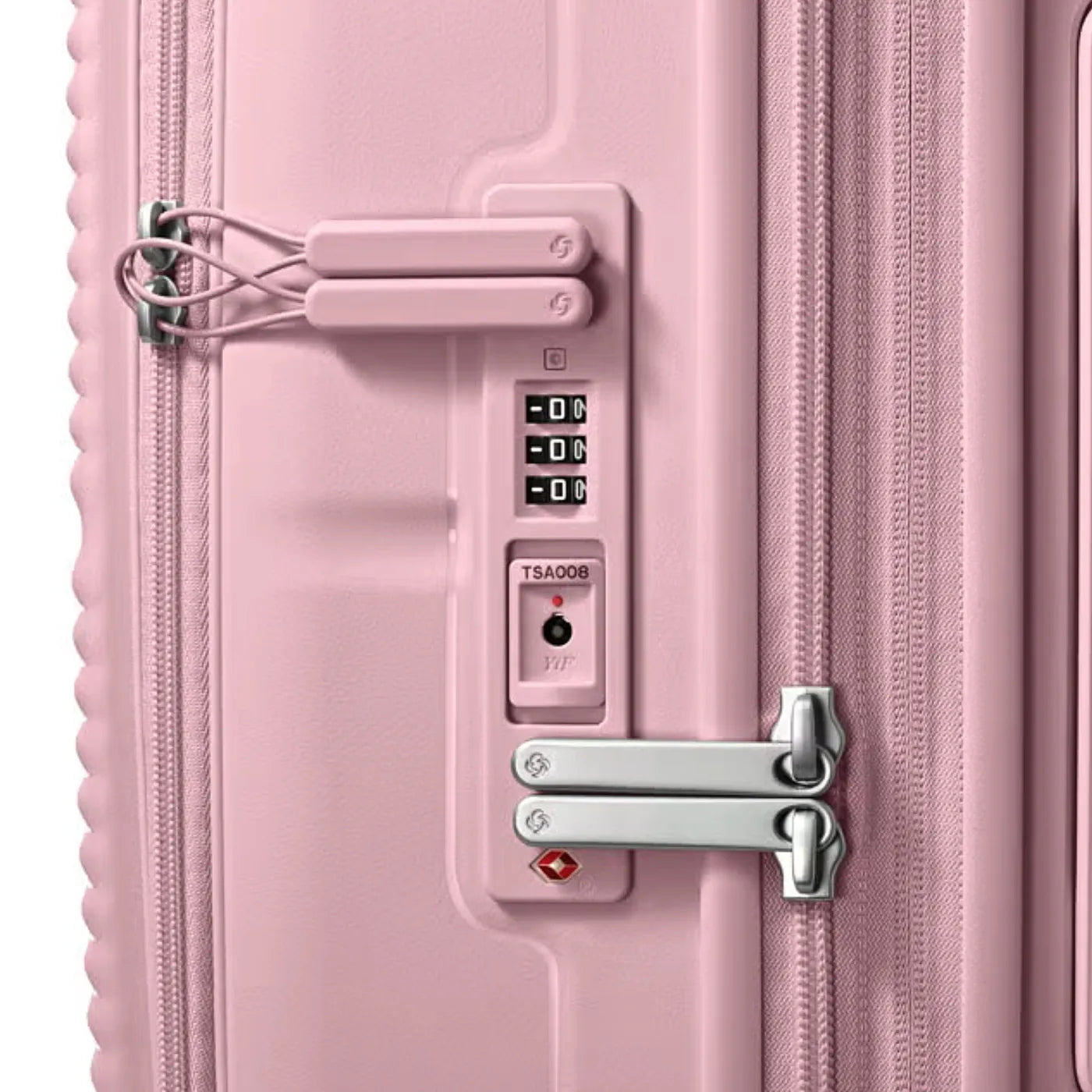 Samsonite Paralux 75 cm Expandable Front Opening Suitcase - Dusty Pink
