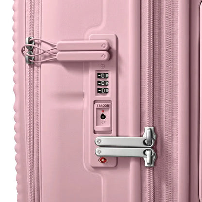 Samsonite Paralux 75 cm Expandable Front Opening Suitcase - Dusty Pink