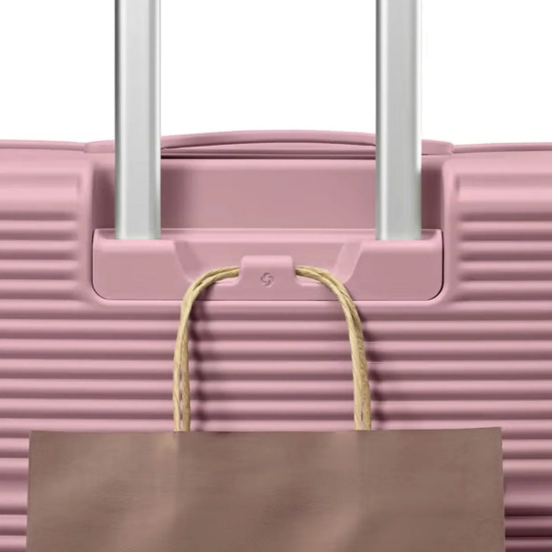 Samsonite Paralux 75 cm Expandable Front Opening Suitcase - Dusty Pink