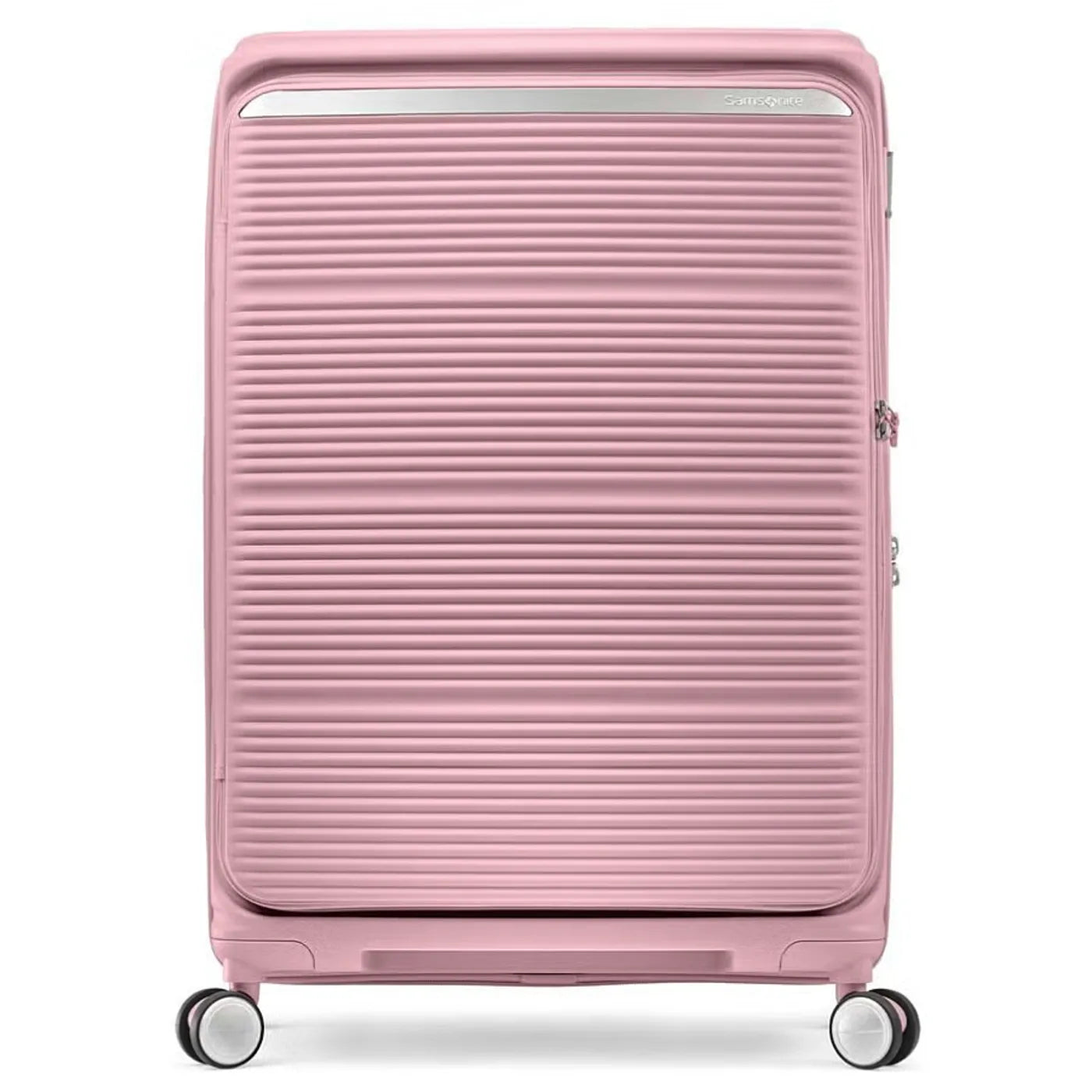 Samsonite Paralux 75 cm Expandable Front Opening Suitcase - Dusty Pink