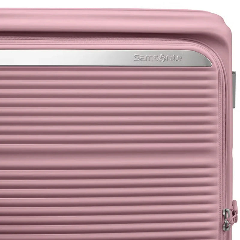 Samsonite Paralux 75 cm Expandable Front Opening Suitcase - Dusty Pink