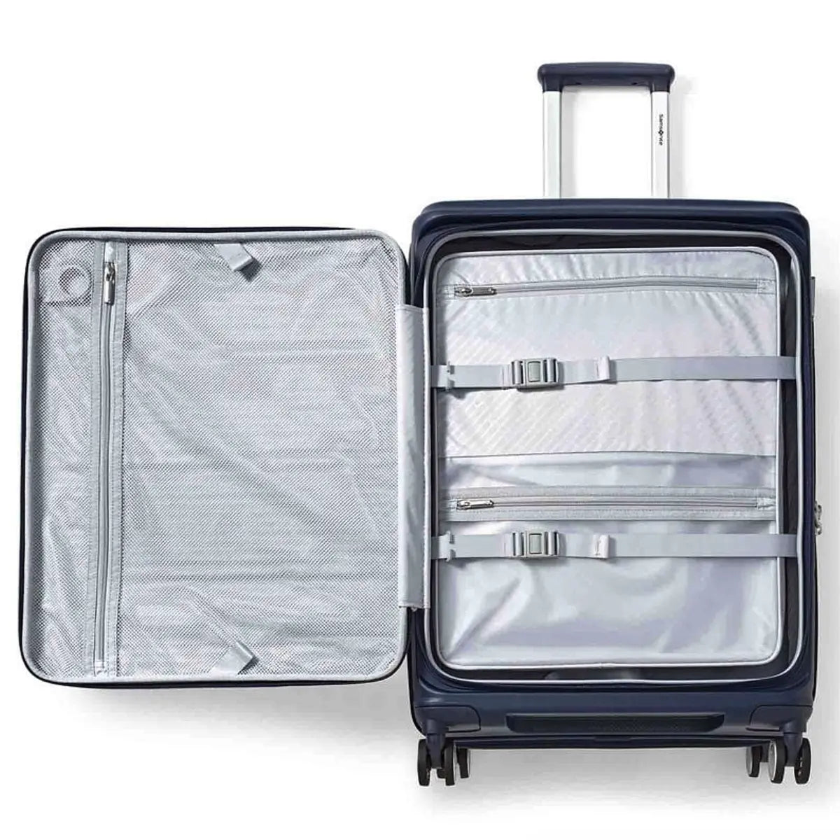 Samsonite Paralux 75 cm Expandable Front Opening Suitcase - Midnight Navy
