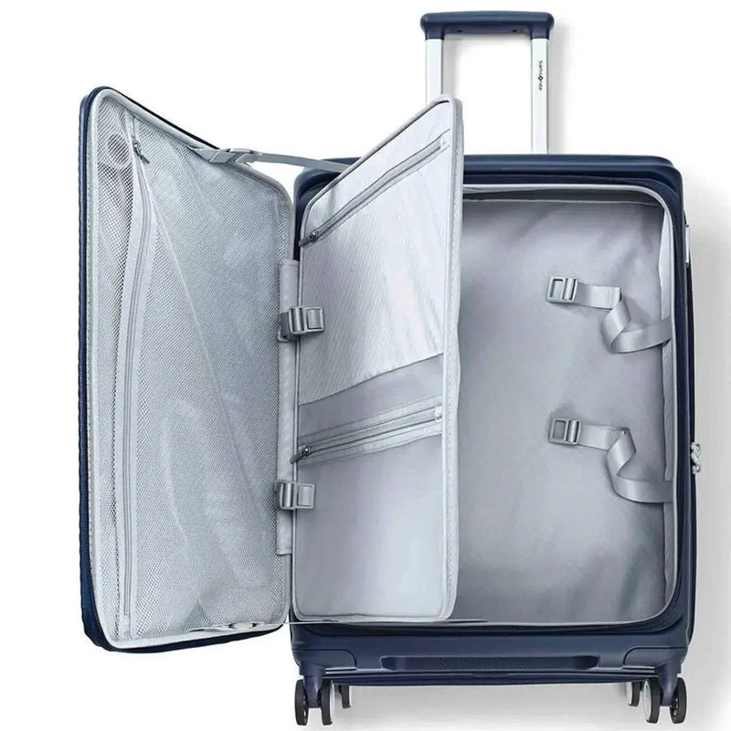 Samsonite Paralux 75 cm Expandable Front Opening Suitcase - Midnight Navy