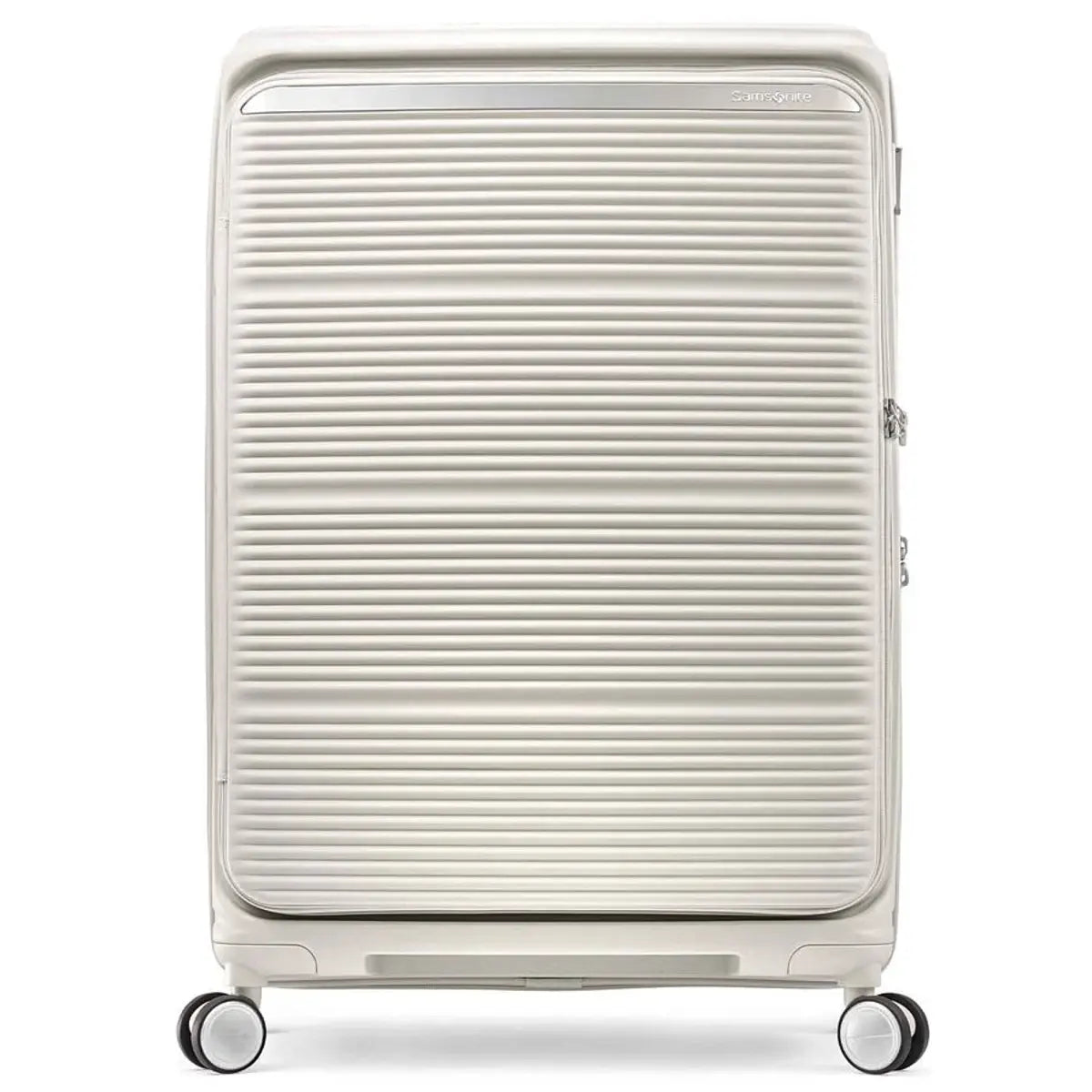 Samsonite Paralux 75 cm Expandable Front Opening Suitcase - Stone Grey