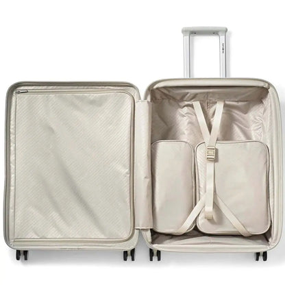 Samsonite Paralux 75 cm Expandable Front Opening Suitcase - Stone Grey