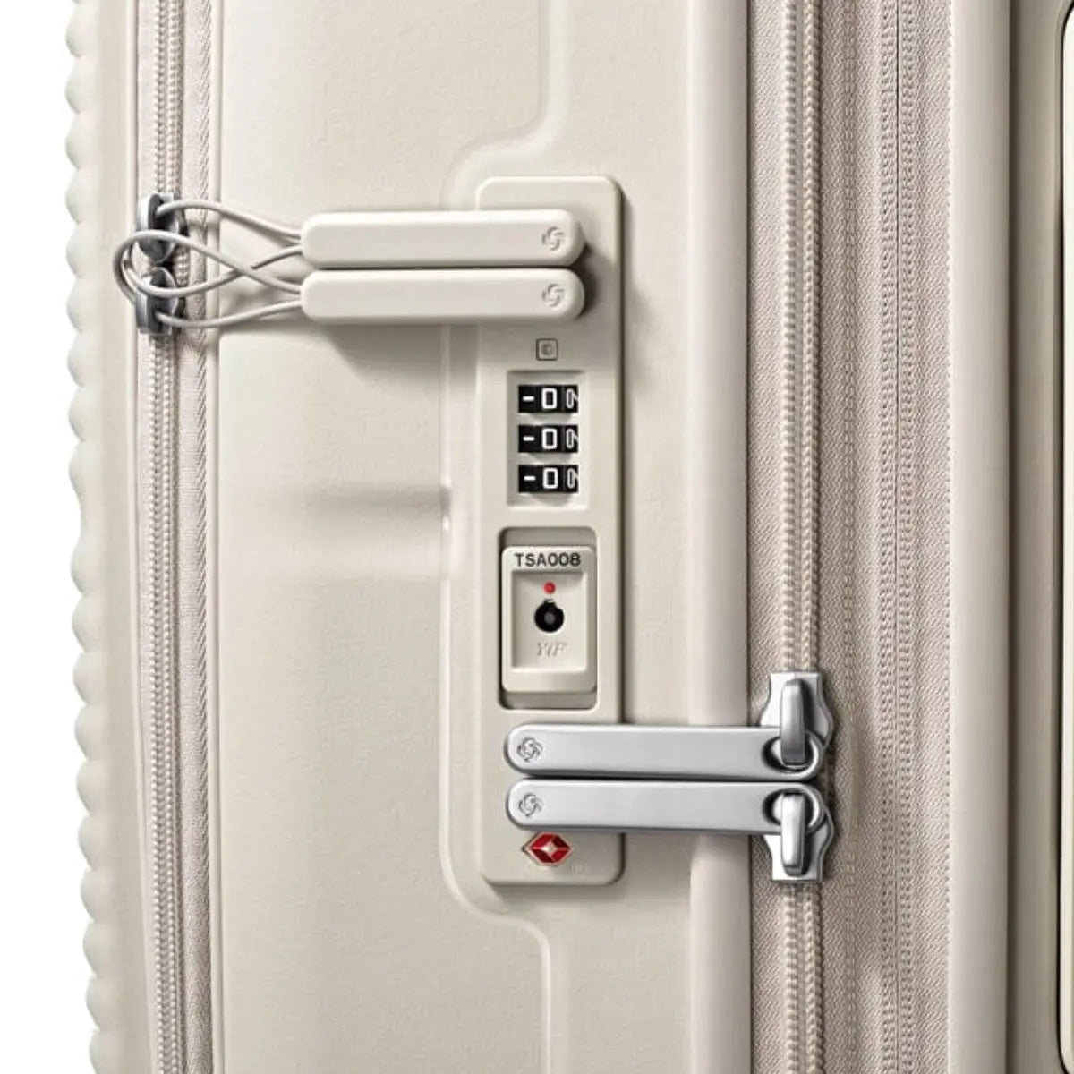 Samsonite Paralux 75 cm Expandable Front Opening Suitcase - Stone Grey