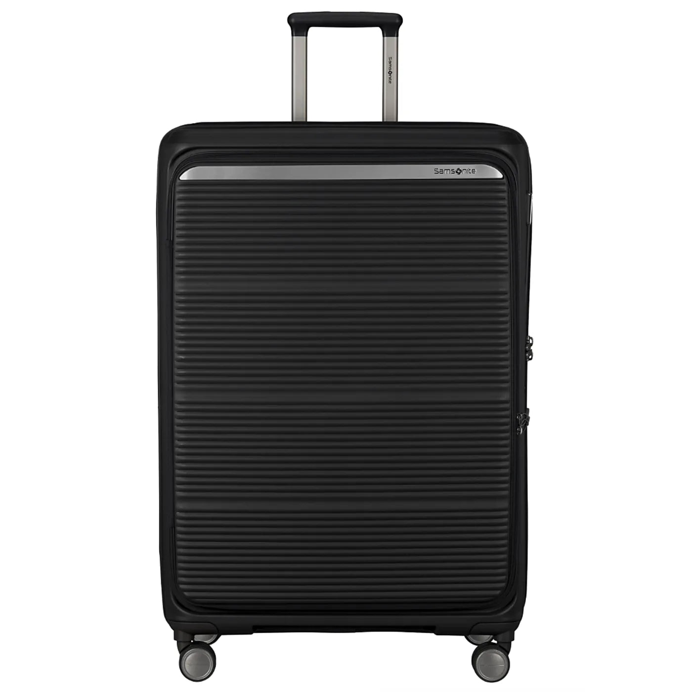Samsonite Paralux 81 cm Expandable Front Opening Suitcase - Black