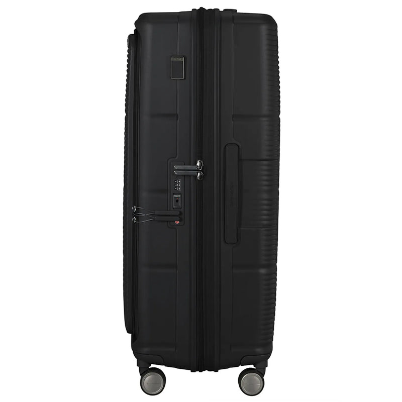 Samsonite Paralux 81 cm Expandable Front Opening Suitcase - Black
