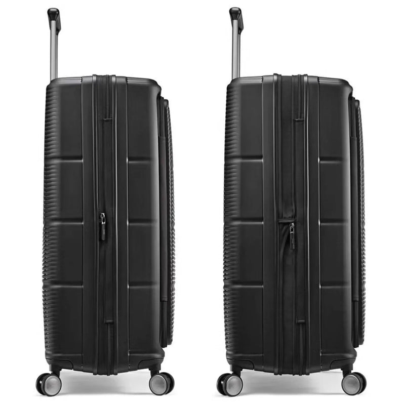Samsonite Paralux 81 cm Expandable Front Opening Suitcase - Black