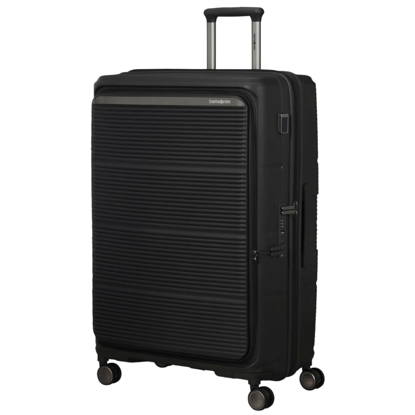 Samsonite Paralux 81 cm Expandable Front Opening Suitcase - Black