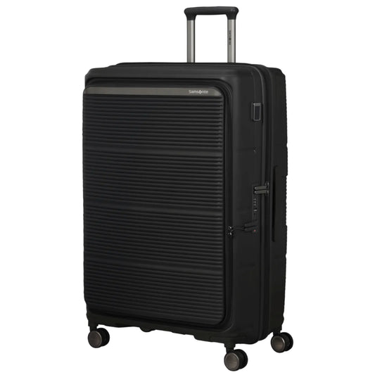 Samsonite Paralux 81 cm Expandable Front Opening Suitcase - Black