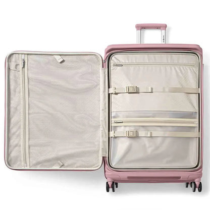 Samsonite Paralux 81 cm Expandable Front Opening Suitcase - Dusty Pink