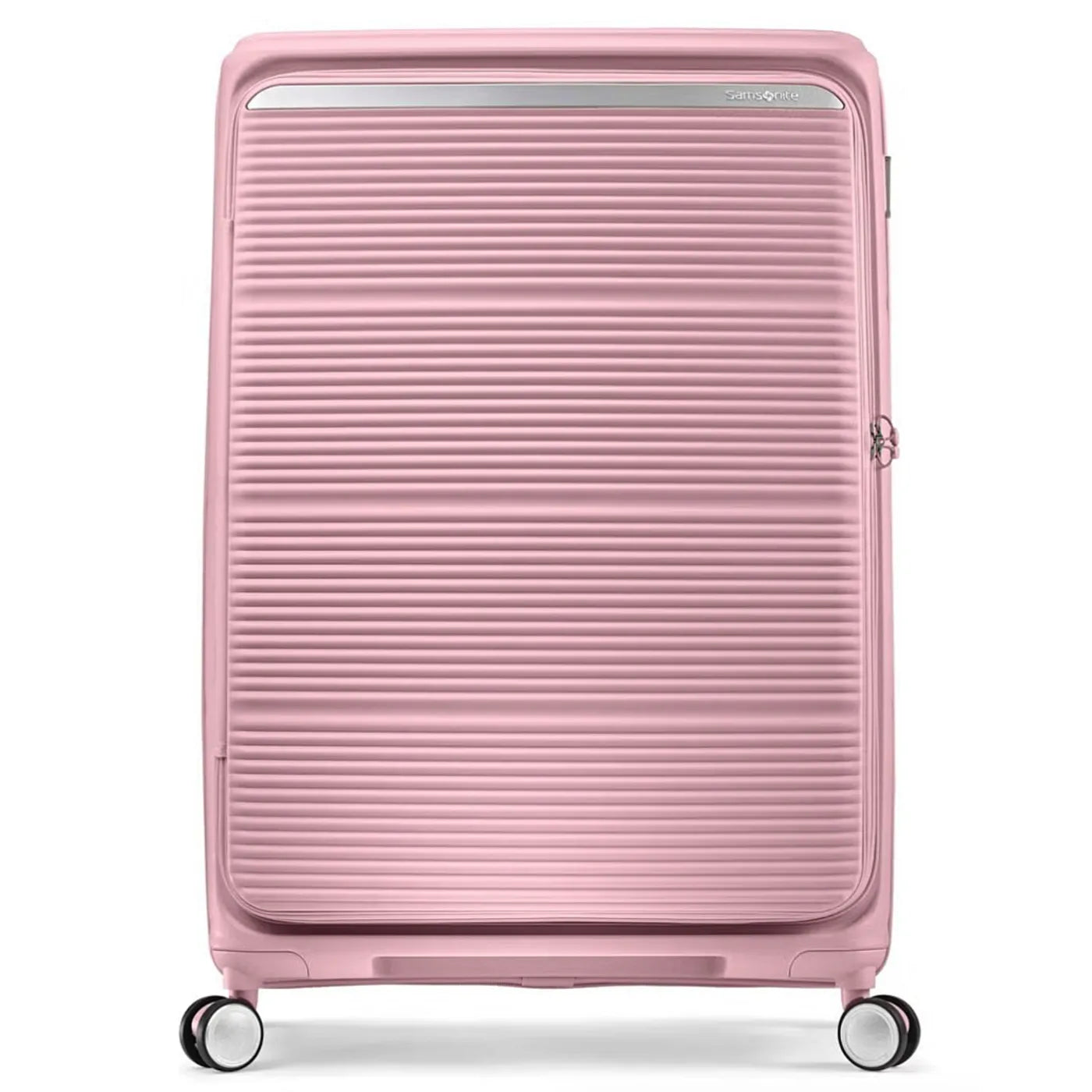 Samsonite Paralux 81 cm Expandable Front Opening Suitcase - Dusty Pink