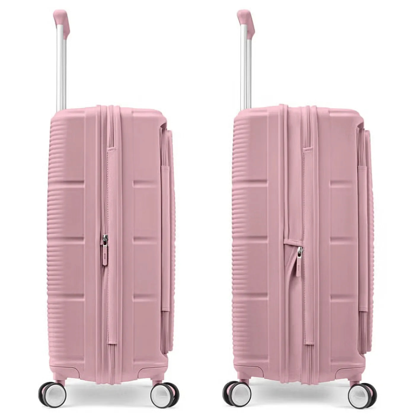 Samsonite Paralux 81 cm Expandable Front Opening Suitcase - Dusty Pink