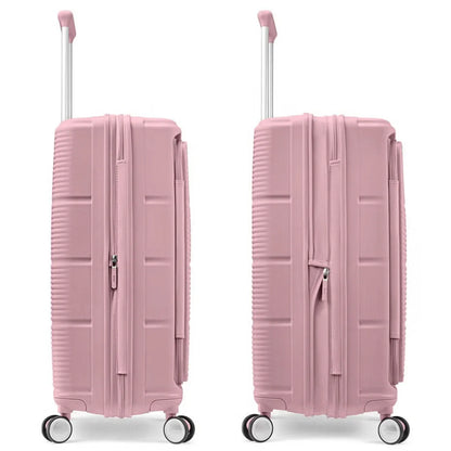 Samsonite Paralux 81 cm Expandable Front Opening Suitcase - Dusty Pink
