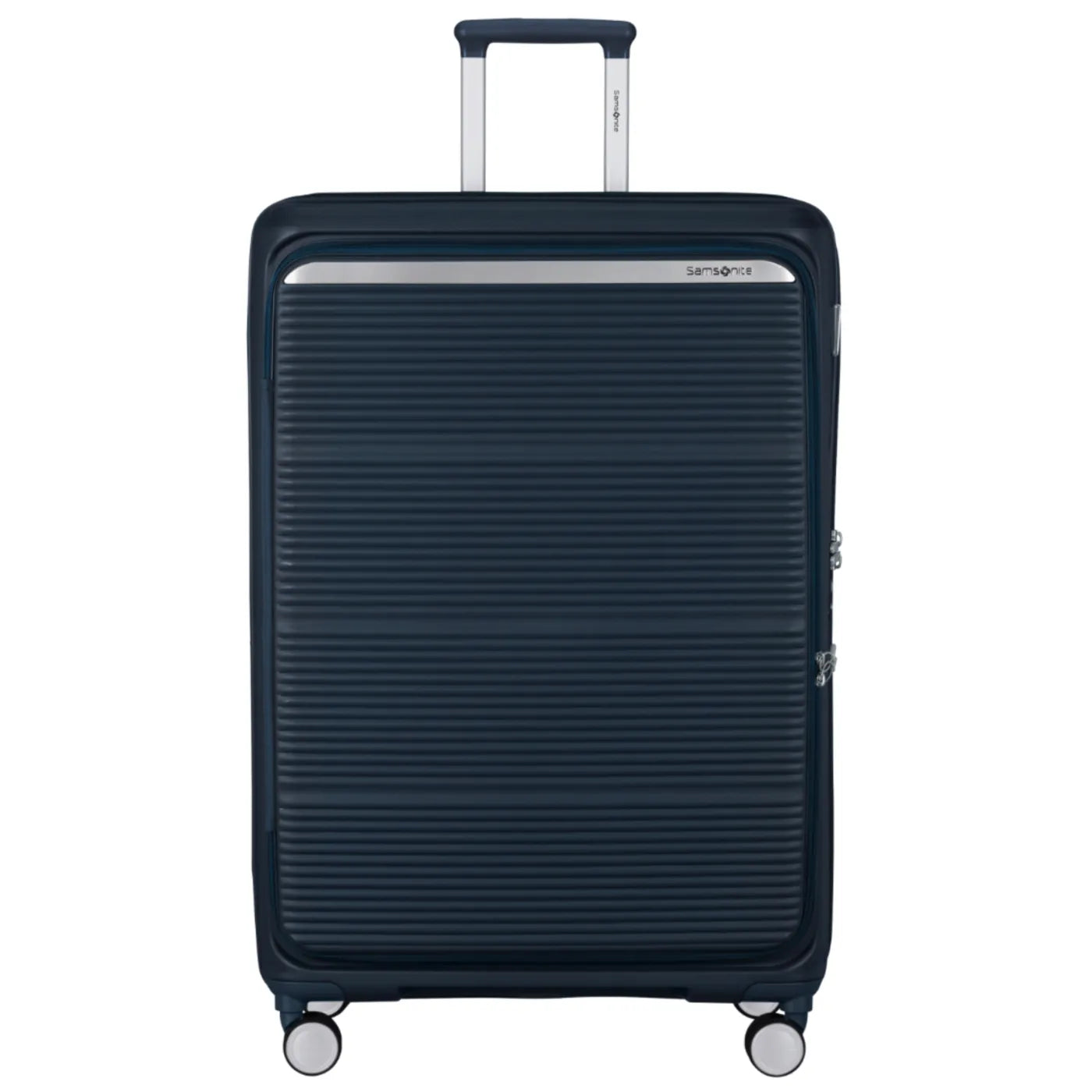 Samsonite Paralux 81 cm Expandable Front Opening Suitcase - Midnight Navy