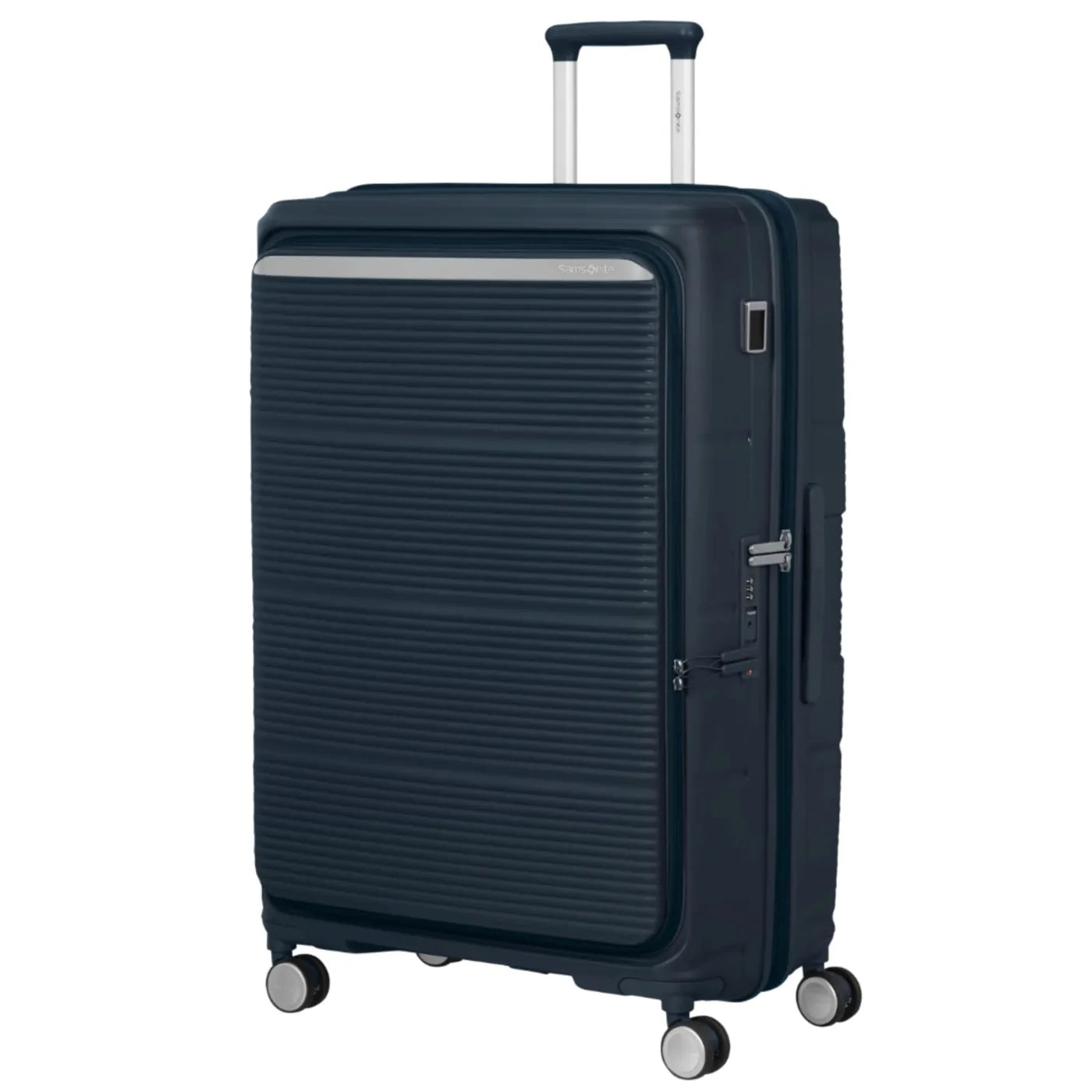 Samsonite Paralux 81 cm Expandable Front Opening Suitcase - Midnight Navy