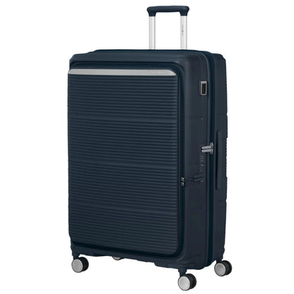 Samsonite Paralux 81 cm Expandable Front Opening Suitcase - Midnight Navy
