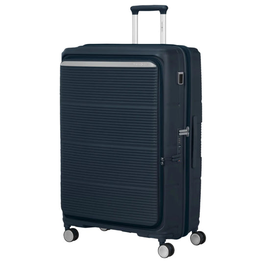 Samsonite Paralux 81 cm Expandable Front Opening Suitcase - Midnight Navy