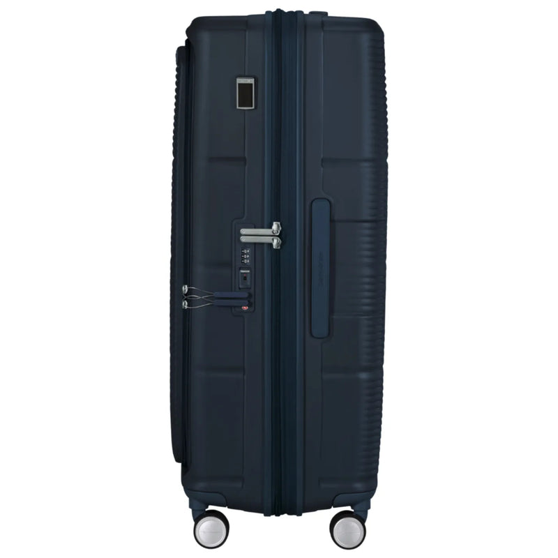Samsonite Paralux 81 cm Expandable Front Opening Suitcase - Midnight Navy
